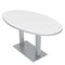 Skutchi Designs 33.5 in W, 59.5 in L, 29 in H, Engineered Wood Top, White HAR-BOVL-34X60-DOU-XD09 - alternate 1